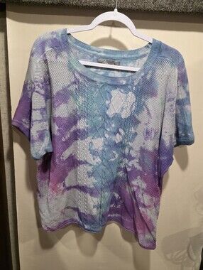 Prana Tie Dye Knit Blouse